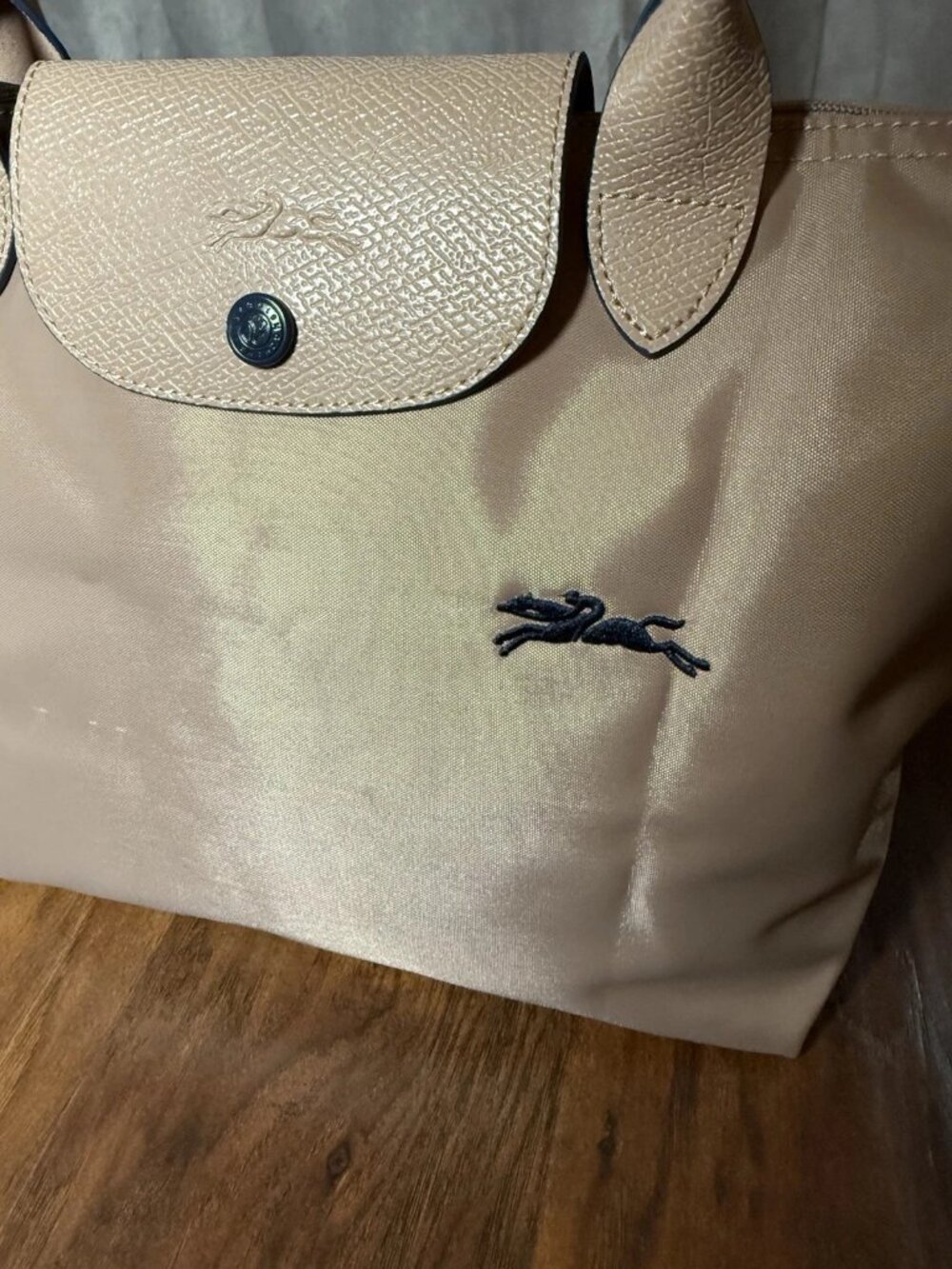 Medium Clay Classic Foldable Tote Handbag - Picture 2 of 7